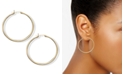 Giani Bernini Large Hoop Earrings in 18k Gold Over Sterling Silver, 1.5"